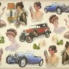 Stamperia Rice Paper 33x49cm - Vintage Cars DFS122