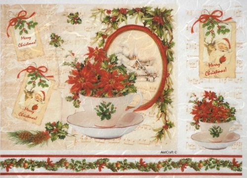 Rice Paper - Christmas Teacup