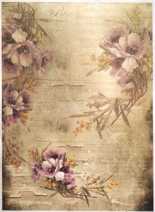 Rice Paper A/3 - Mulberry Wallpaper Multi