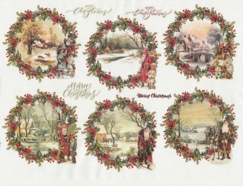 Rice Paper A/3 - Christmas  packets