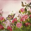 Paper Napkin - Pink Rose Garden 2
