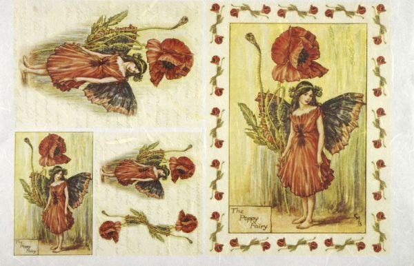 Rice Paper - Poppy Fairy (22 x 32cm)