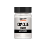 A 100ml bottle of Pentart Crackle Medium Single-Component, ideal for creating rustic cracks on medium-sized craft projects.