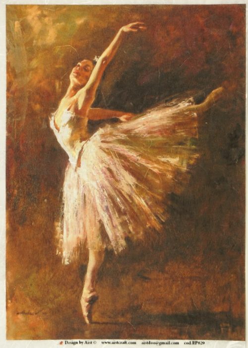 Rice Paper - Ballerina 32x45cm