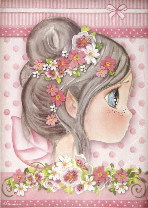 Rice Paper - Pink Fairy - DFSA4412_Stamperia