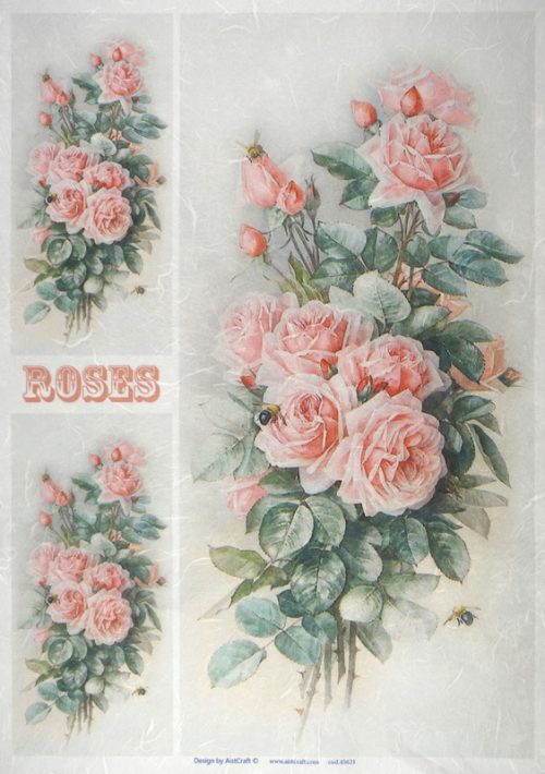 Rice Paper - Roses
