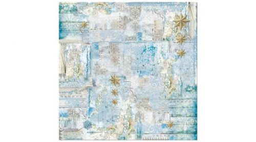 Stamperia Rice Paper - Blue Stars Little Stars (50 x 50cm)