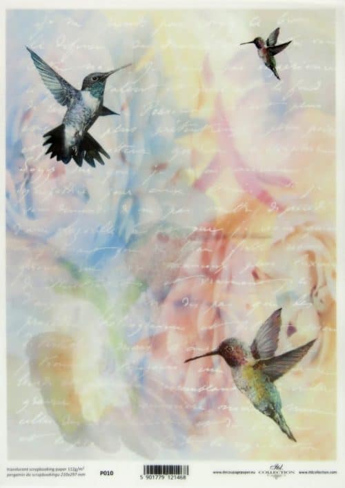 Translucent/Vellum Paper - Hummingbird