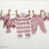 Paper Napkin - Baby Girl Clothes