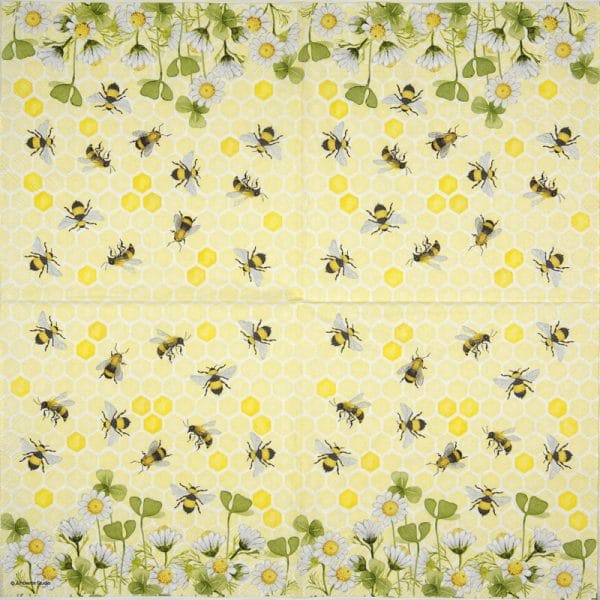 Lunch Napkins (20) - Bees joy