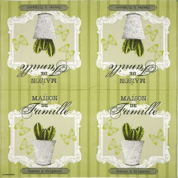 Lunch Napkins (20) - Cactus charme