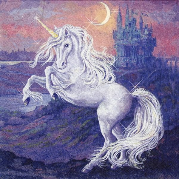 Paper Napkin - Fantasy unicorn