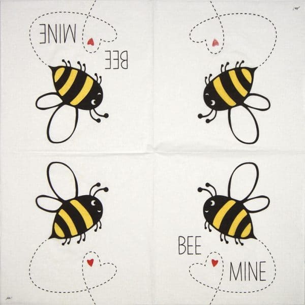 Paper Napkin - Ute Krause: Bee Mine - Image 2