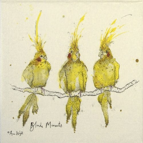 Paper Napkin - Anna Wright: Blonde Momnents