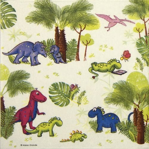 Paper Napkin - Maren Grande: Dinos