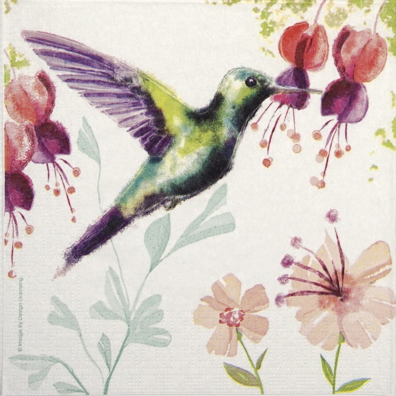 Paper Napkin - Hummingbird | Napkin Shop