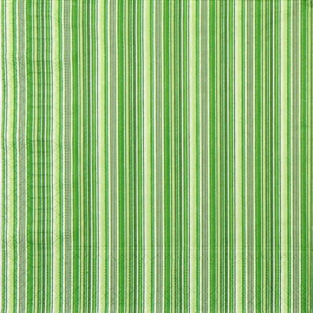 Lunch Napkins (20) - Green Striped