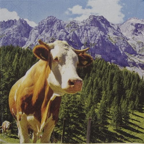 Lunch Napkins (20) - Alpen Kuh