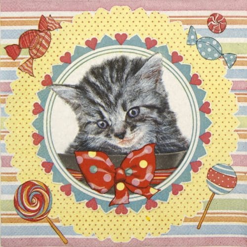 Lunch Napkins (20) - Sweet Kitten