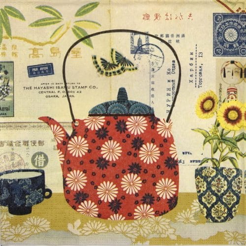 Paper Napkin - Gwenaelle Trolez Creations: Le thé