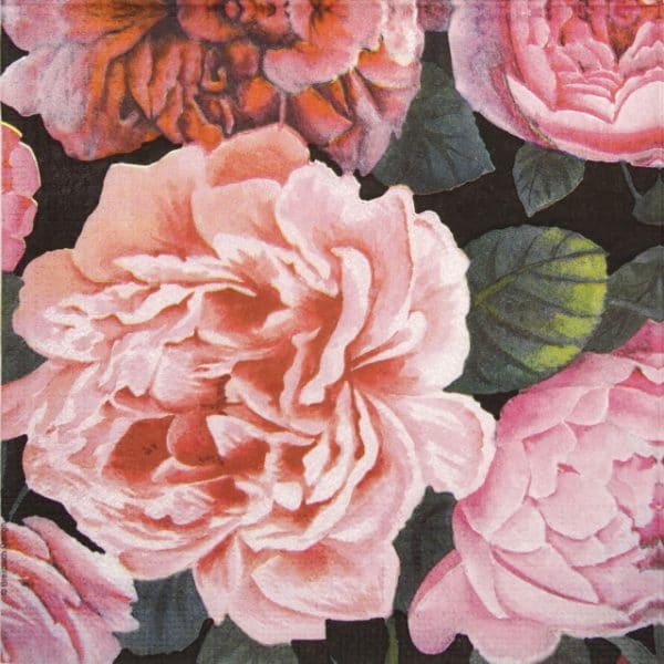 Paper Napkin - Breithbach Design: Pretty Peonies