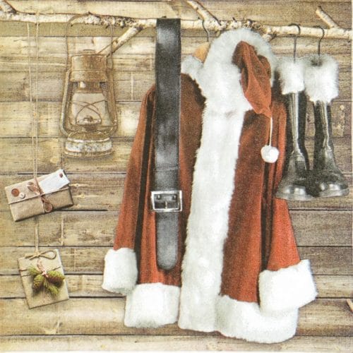 Paper Napkin - Santas Wardrobe