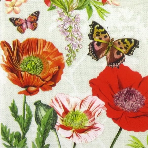 Paper Napkin - Poppy Field