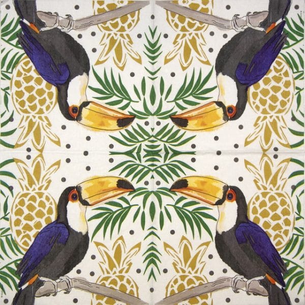 Paper Napkin - Arnolt Design: Tropical Tucan