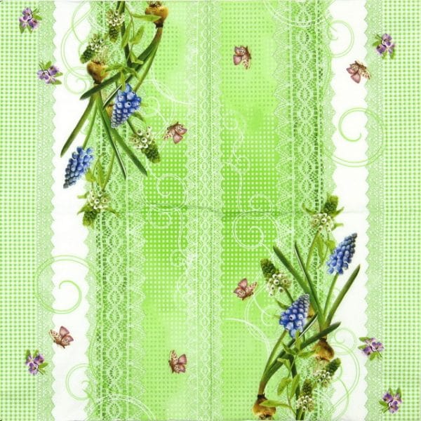 Lunch Napkins (20) - Muscari - Image 2