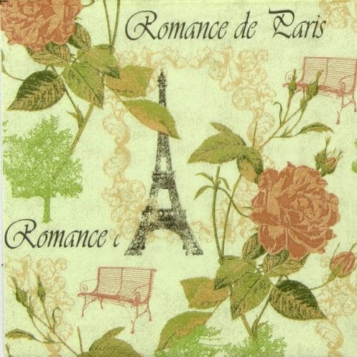 Paper Napkin - Romance de Paris