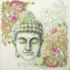 Lunch Napkins (20) - Buddha Head stone