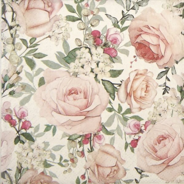 Cocktail Napkin - Gorgeous Roses