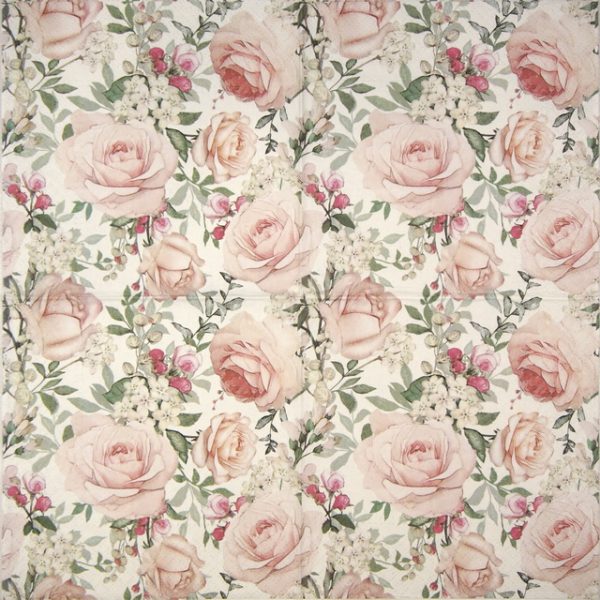 Cocktail Napkins (20) - Gorgeous Roses