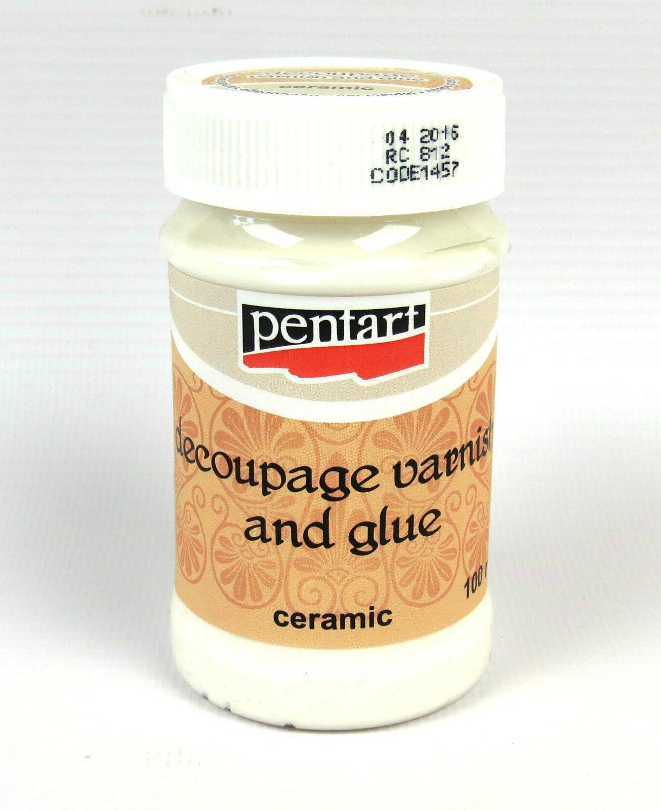 Pentart Decoupage varnish and glue for ceramic 100ml