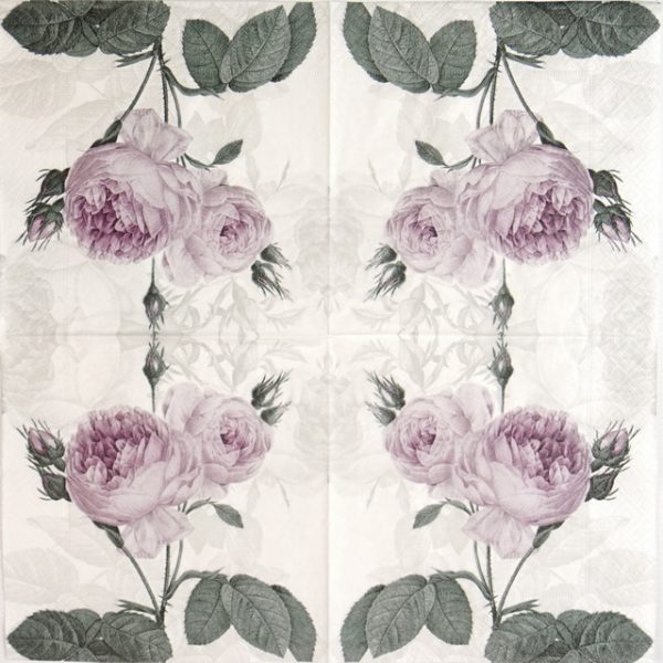 Paper Napkin - Purple Rose