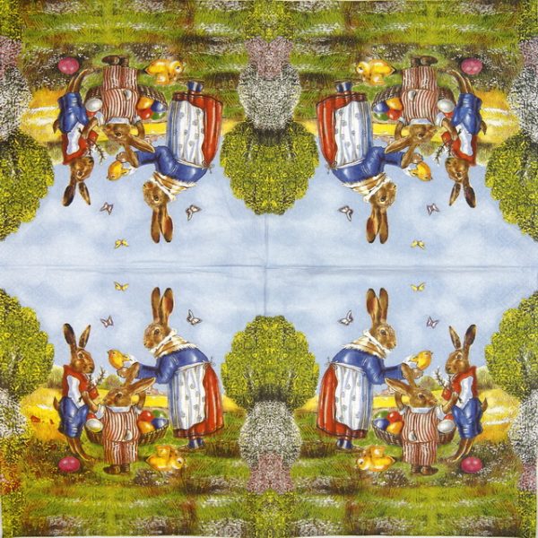 Lunch Napkins (20) - Family Hare - Image 2