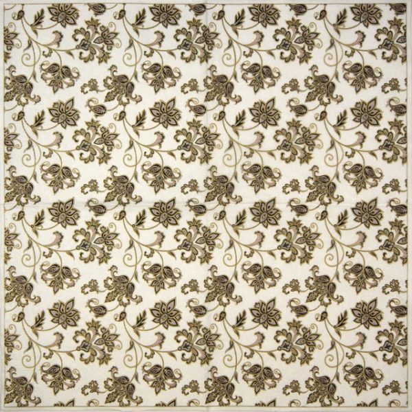 Lunch Napkins (20) - Floral Oriental Background