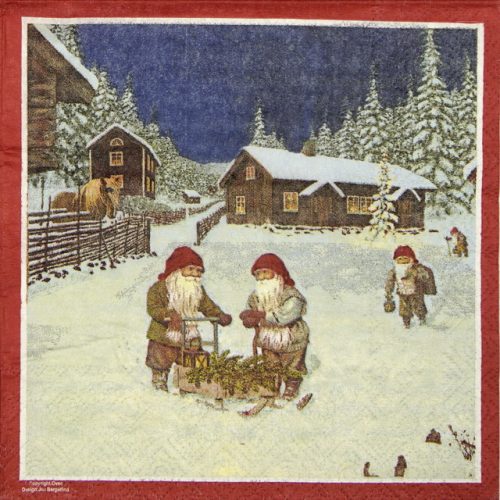 Lunch Napkins (20) - Dwarf in the Snow