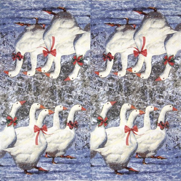 Lunch Napkins (20) - X-Mas Geese