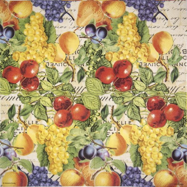 Cocktail Napkins (20) - Autumn Fruits