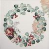 Paper Napkin -  Wreath of Eucalyptus Grey