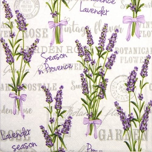 Lunch Napkins (20) - Lavender Season in Provance