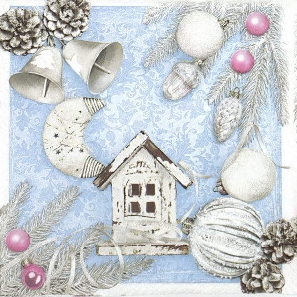 Paper Napkin - Pastel X-Mas Elements