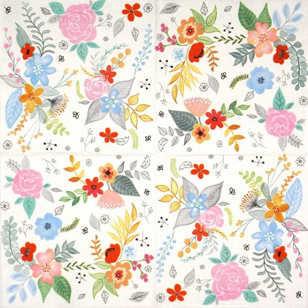 Lunch Napkins (20) - Garden Fantasy