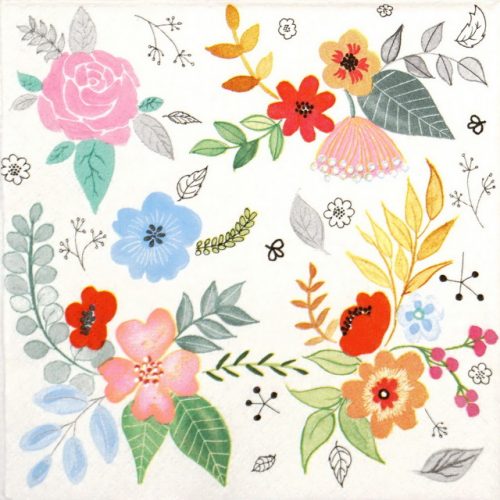 Lunch Napkins (20) - Garden Fantasy