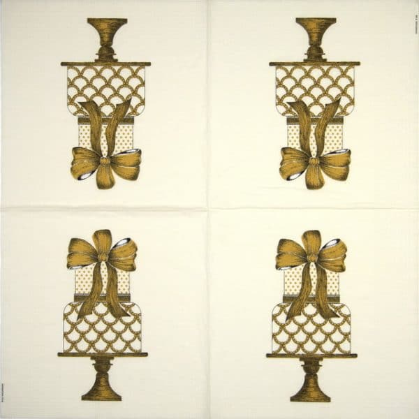 Lunch Napkins (20) - S.E. Hagarman: Gateau d'Or