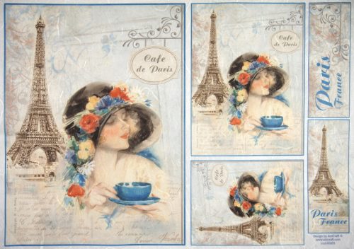 Rice Paper - Parisian dream 32x45cm