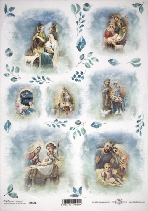 Rice Paper - Birth of Jesus - R1626