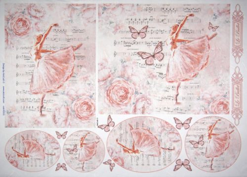 Rice Paper - Ballet Dancer Pink