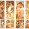 Rice Paper - Mucha: Four Seasons